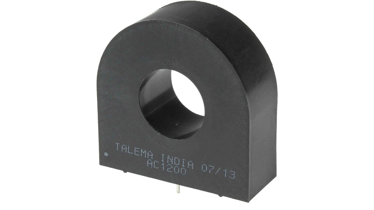 Transformador de corriente Nuvotem Talema AC-1, entrada 200A, ratio: 200:1, Ø int. 23.8mm, dim. 55,6 x 20,6 x 55,6 mm