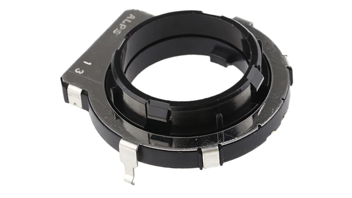 Alps Alpine 16 Pulse Incremental Mechanical Rotary Encoder with a 18.5 mm Hollow Shaft (Not Indexed), Through Hole