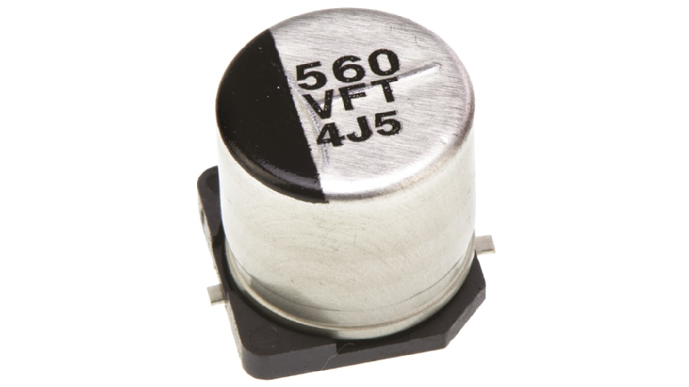 Panasonic 560μF Aluminium Electrolytic Capacitor 35V dc, Surface Mount - EEEFT1V561AP