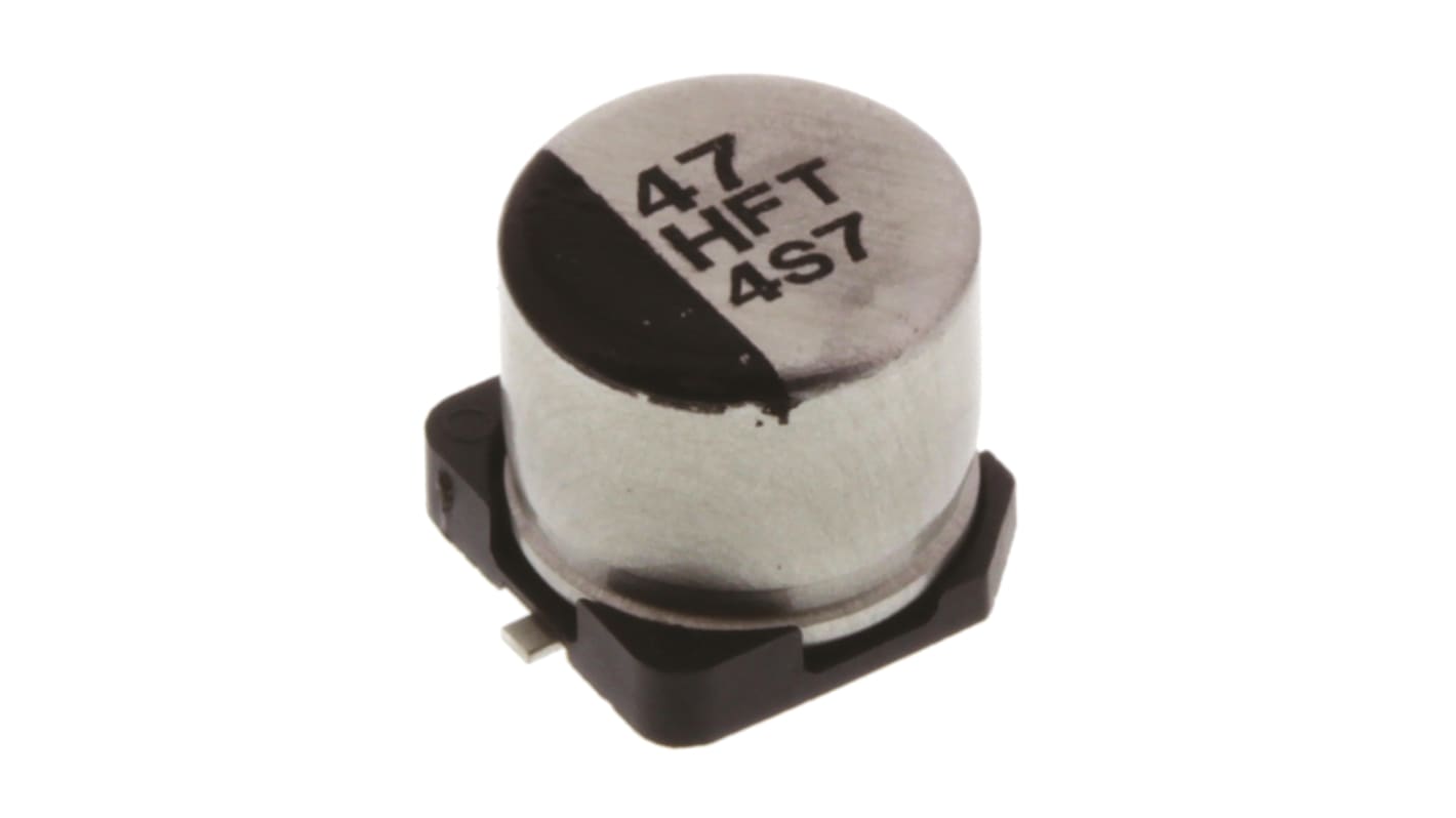 Panasonic 47μF Aluminium Electrolytic Capacitor 50V dc, Surface Mount - EEEFT1H470AP