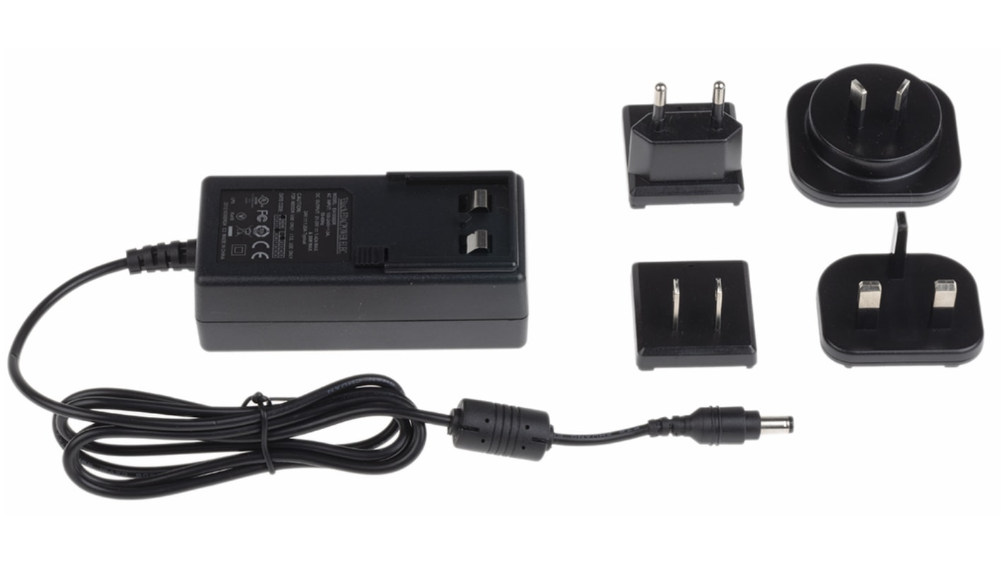 RS PRO 30W AC/DC Adapter 24V dc Output, 1.25A Output