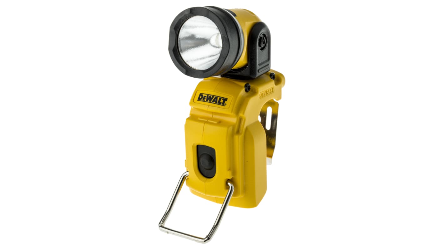 Projecteur portatif DeWALT LED Rechargeable, Jaune, 130 lm