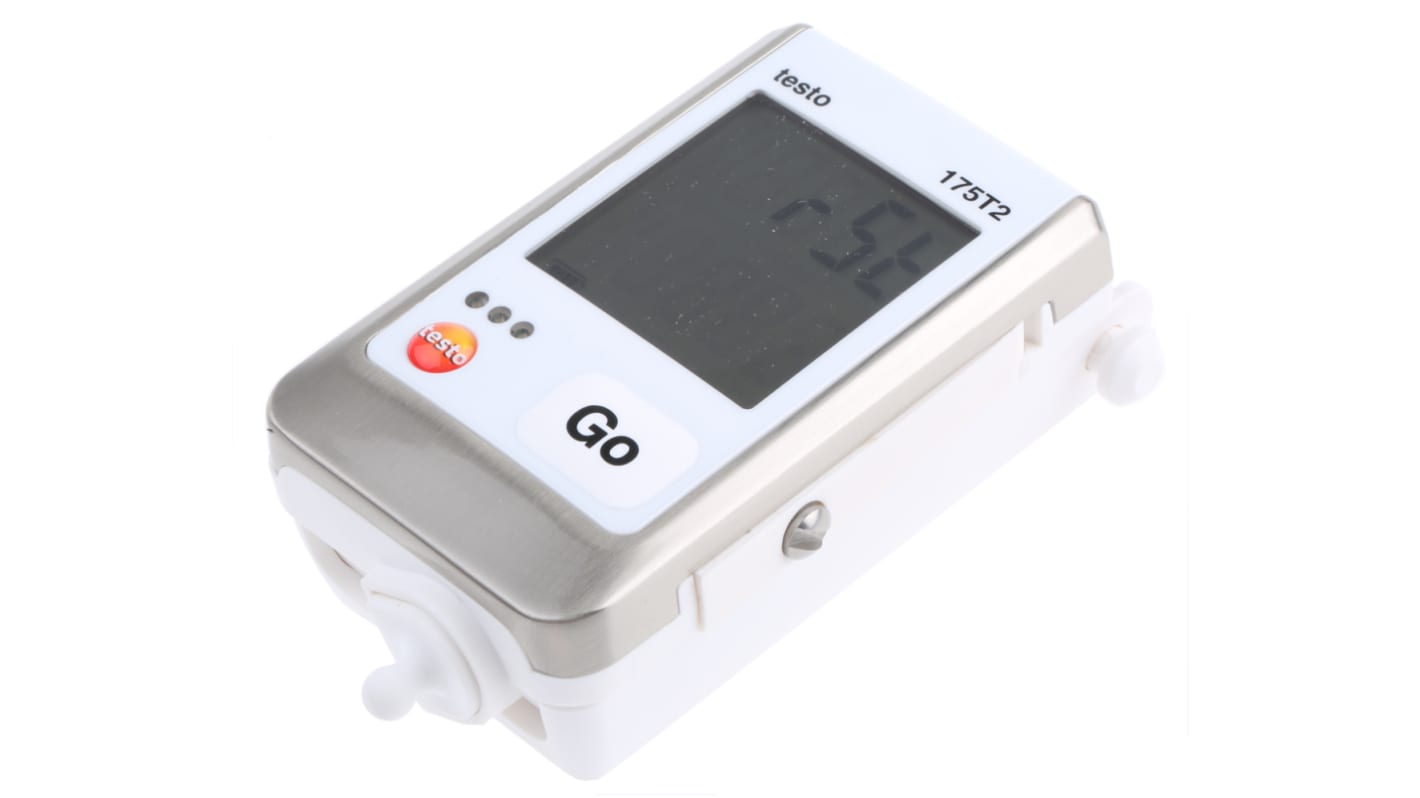 Testo 2-Kanal Temperatur Datenlogger, -35°C → +55°C, Sensor NTC