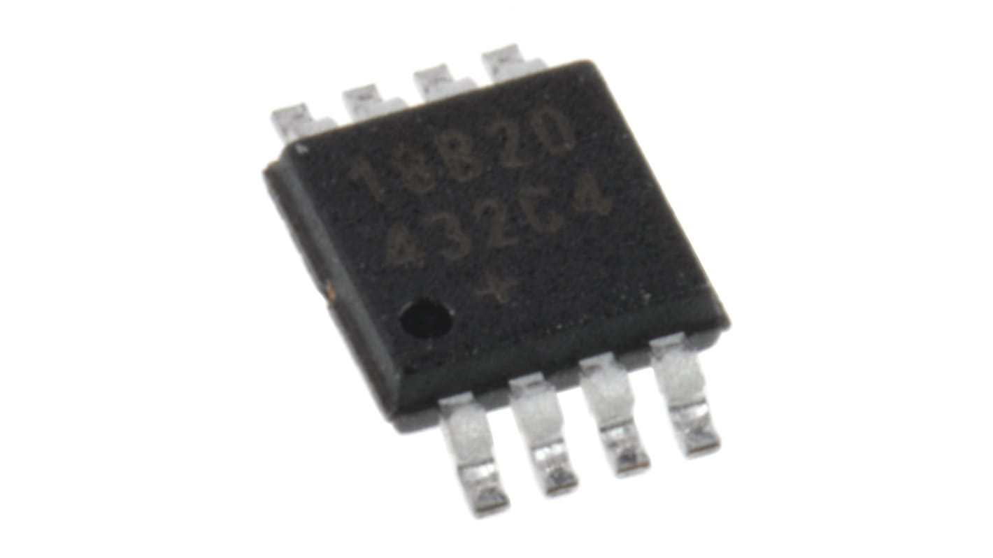 Maxim Integrated Temperature Sensor, Digital Output, Surface Mount, 1-Wire, ±0.5°C, 8 Pins