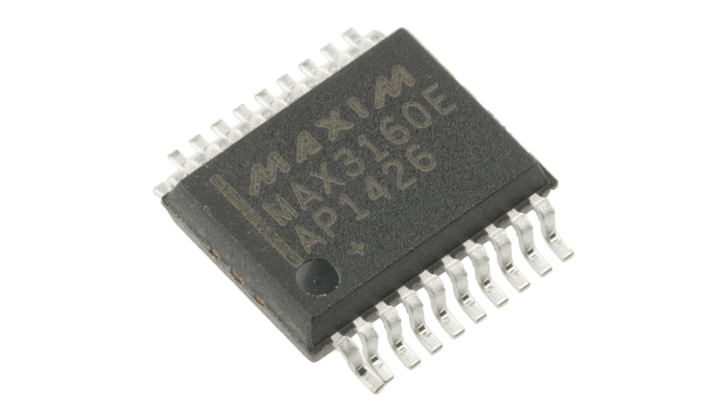 Transceiver di linea MAX3160EAP+, SSOP, 20-Pin