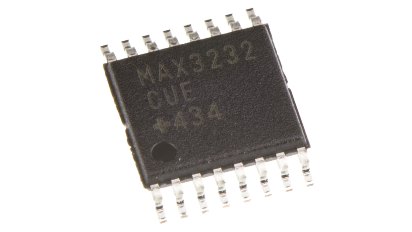 Maxim Integrated ライントランシーバ表面実装 EIA / TIA-232、EIA / TIA-562、RS-232, 3.3 V、5 V, 16-Pin TSSOP