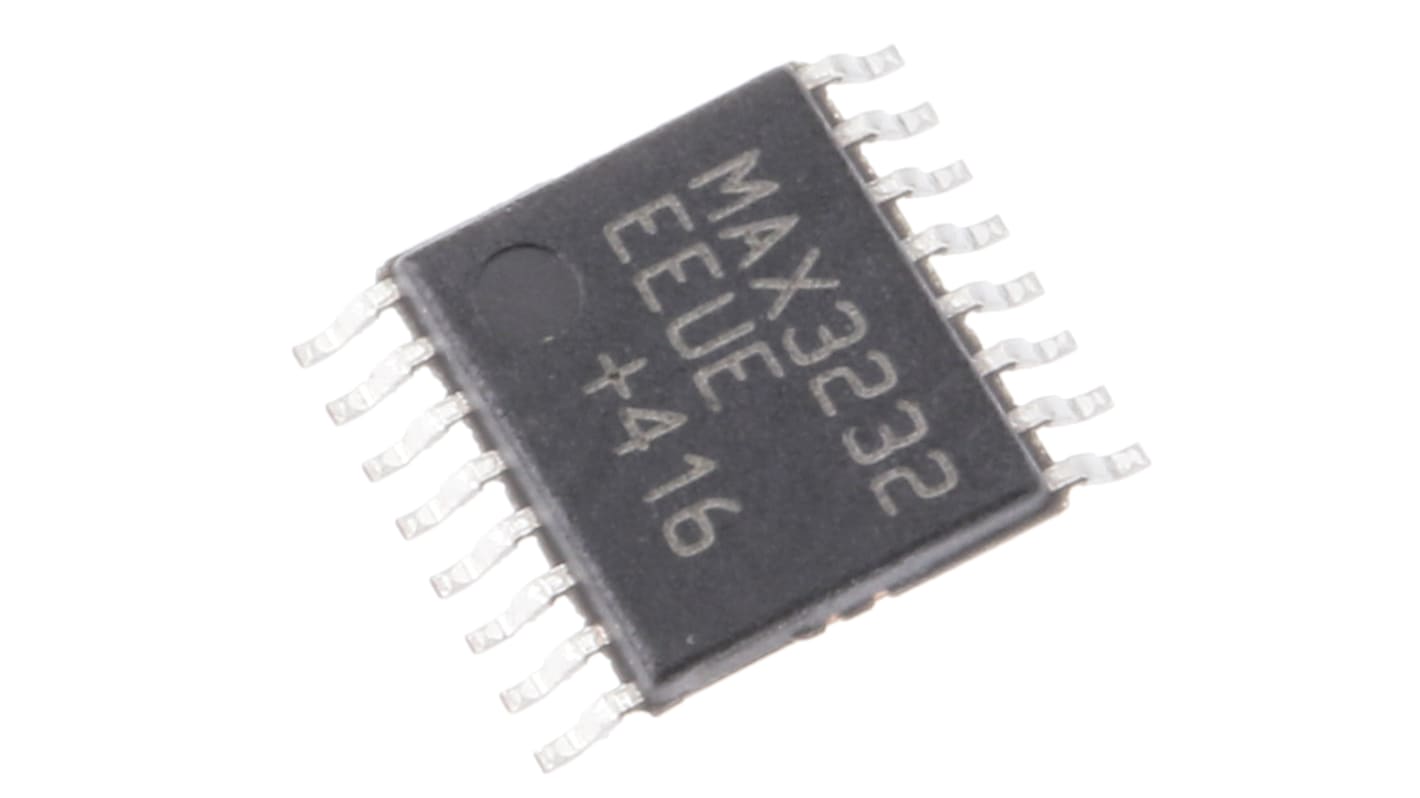 Maxim Integrated MAX3232EEUE+ Line Transceiver, 16-Pin TSSOP