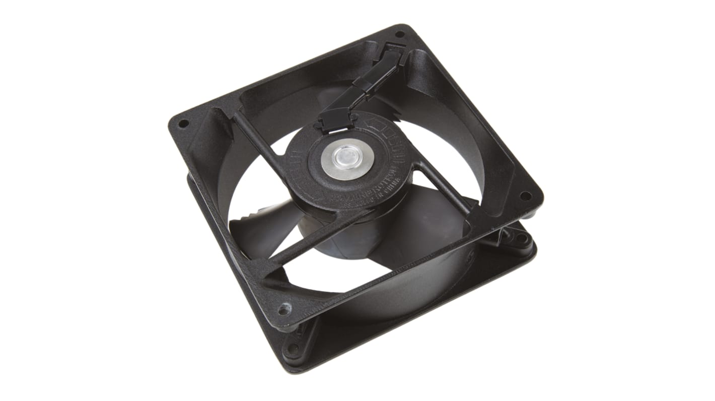 Ventilador Axial COMAIR ROTRON Muffin de 120 x 120 x 38mm, 230 V ac, 20W, 3100rpm, caudal 196m³/h, 47.6dB