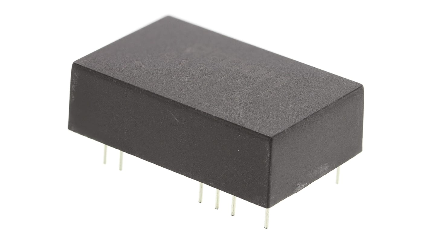 Recom R12 DC-DC Converter, 95 → 210V dc/ 50mA Output, 10 → 14 V dc Input, 5W, Through Hole, +70°C Max