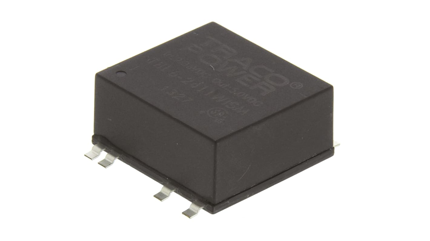 TRACOPOWER THL 6WISM DC-DC Converter, 5V dc/ 1.2A Output, 9 → 36 V dc Input, 6W, Surface Mount, +75°C Max Temp