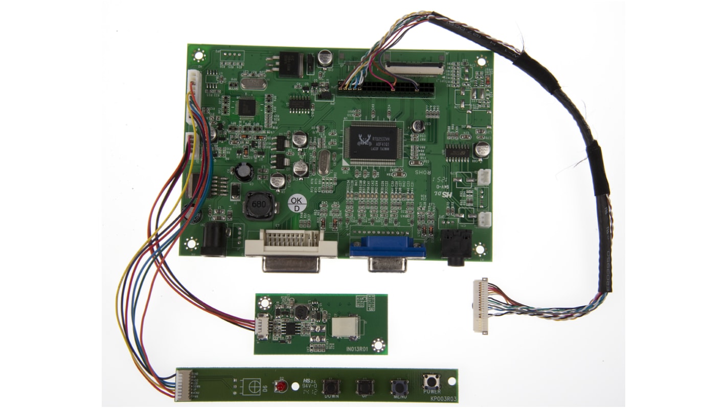 ディスプレイ インターフェースキット Intelligent Display Solutions AM-800600LTNQW-00H-F LCDディスプレイ用 DVI, LVDS Display Interface Kit for