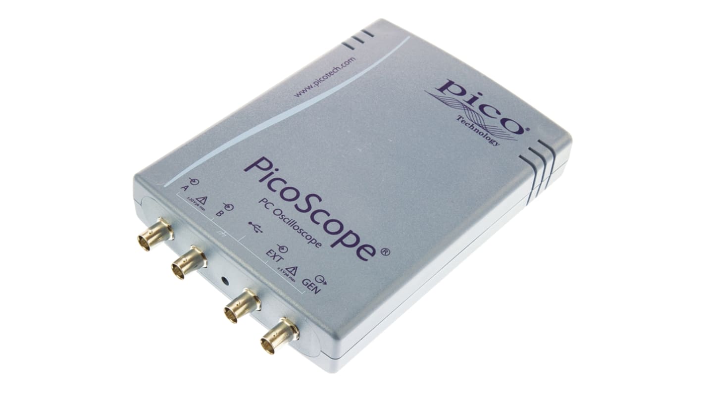 Osciloscopio digital basado en PC pico Technology PicoScope 3204B, canales:2 A, 60MHZ, interfaz USB