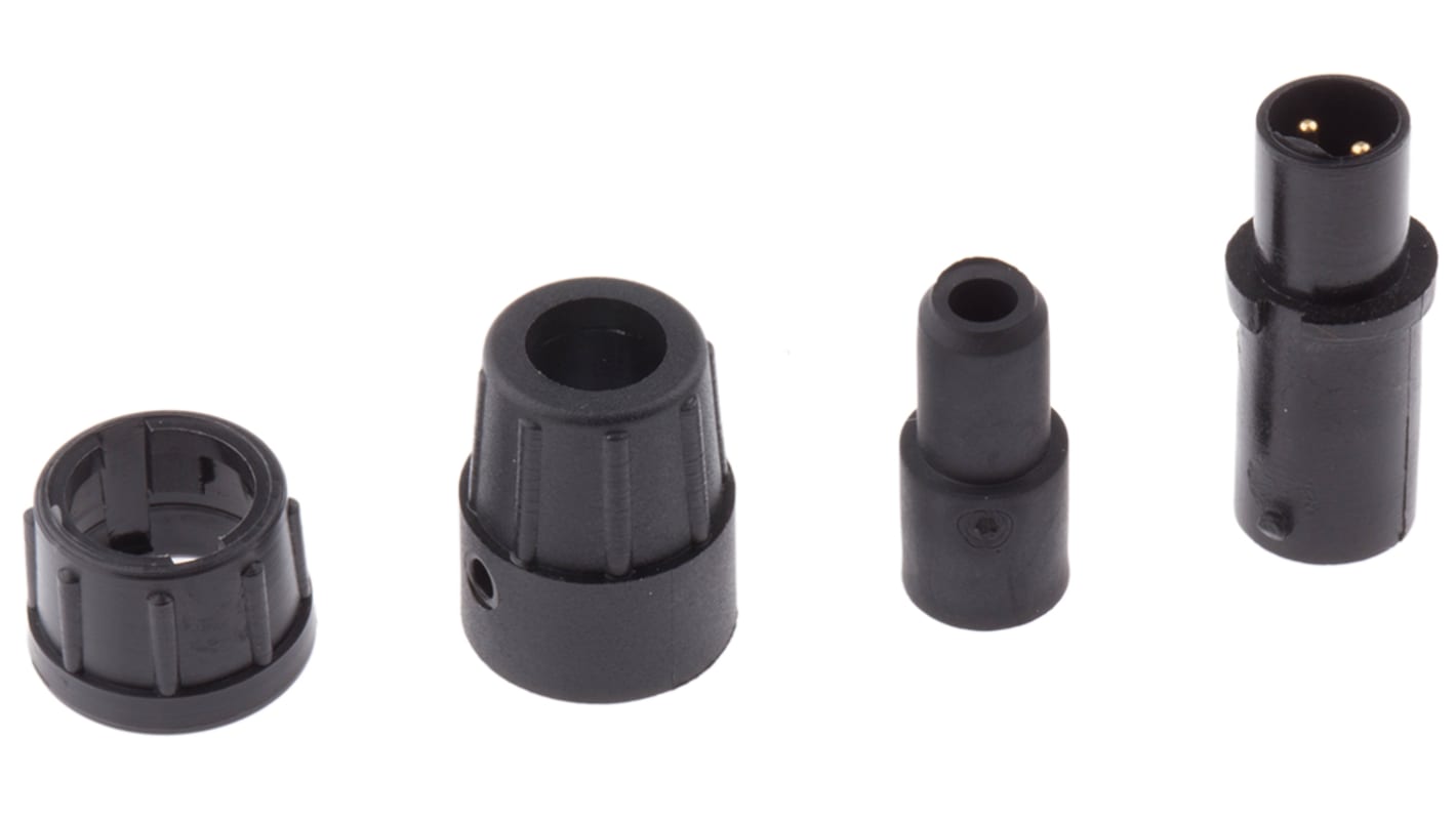 Switchcraft Circular Connector, 2 Contacts, Cable Mount, Subminiature Connector, Plug, Male, IP67, MICRO-CON-X Series