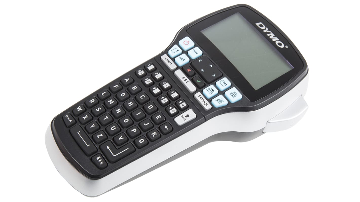 DYMO LabelManager 420P Etikettendrucker bis 19mm Etiketten 180dpi tragbar mit Tastatur, UK-Netzstecker mit ABC Tastatur