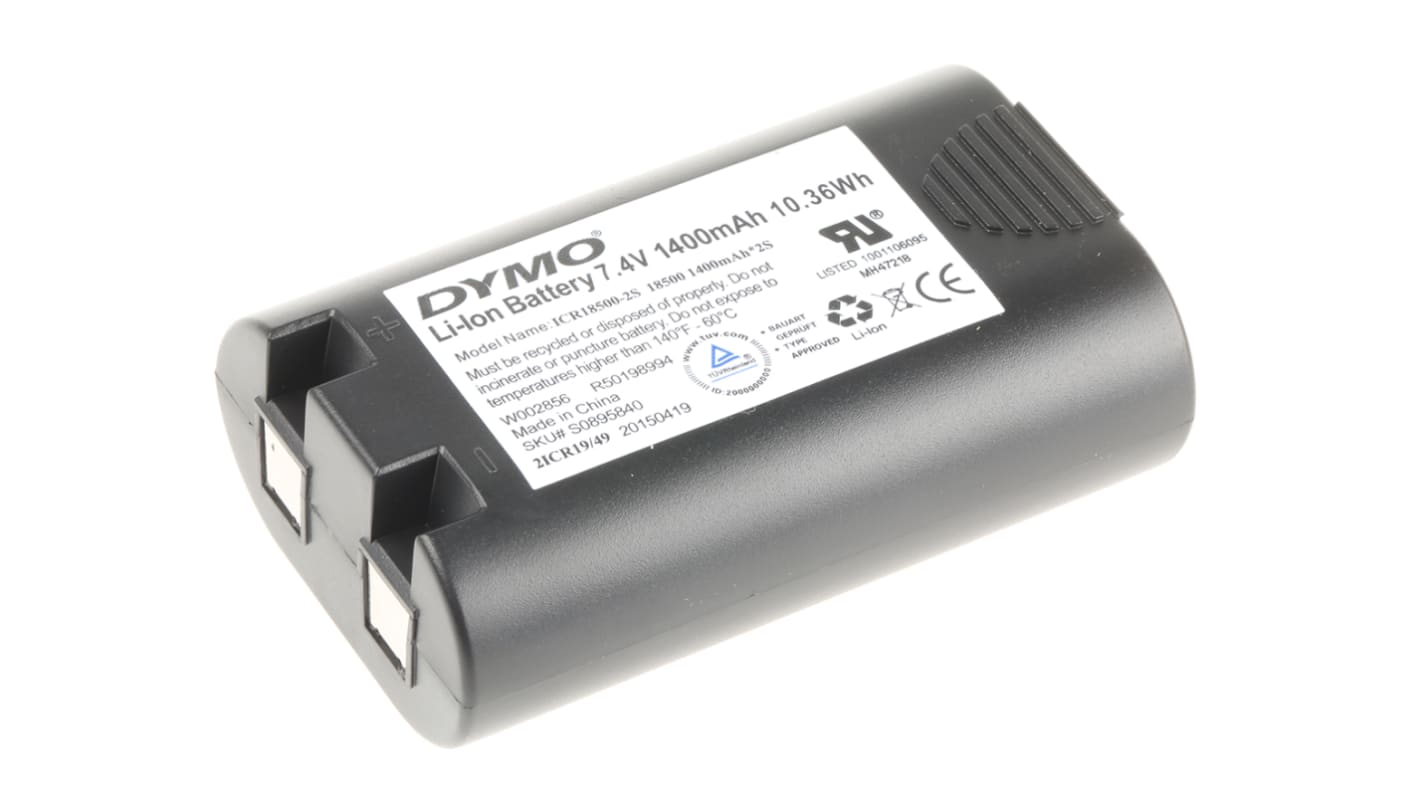 Batería recargable de impresora de etiquetas Dymo para impresoras Rhino 4200, Rhino 5200