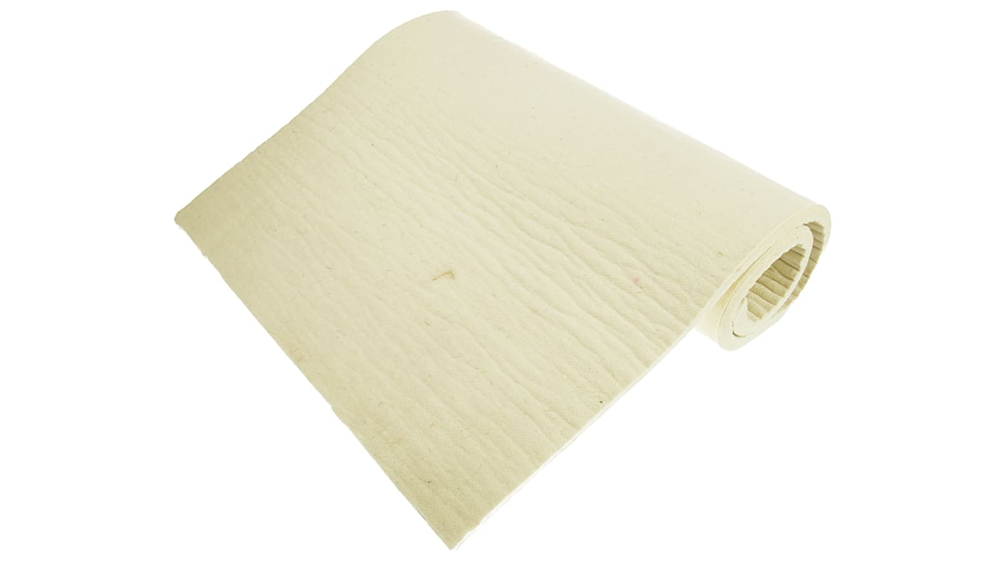 RS PRO Viscose, Wolle Filz-Platte, 1m x 500mm x 12.5mm