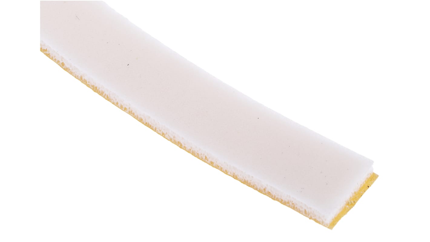 Ruban mousse silicone Simple face RS PRO, Blanc, 15mm x 6m x 3.2mm