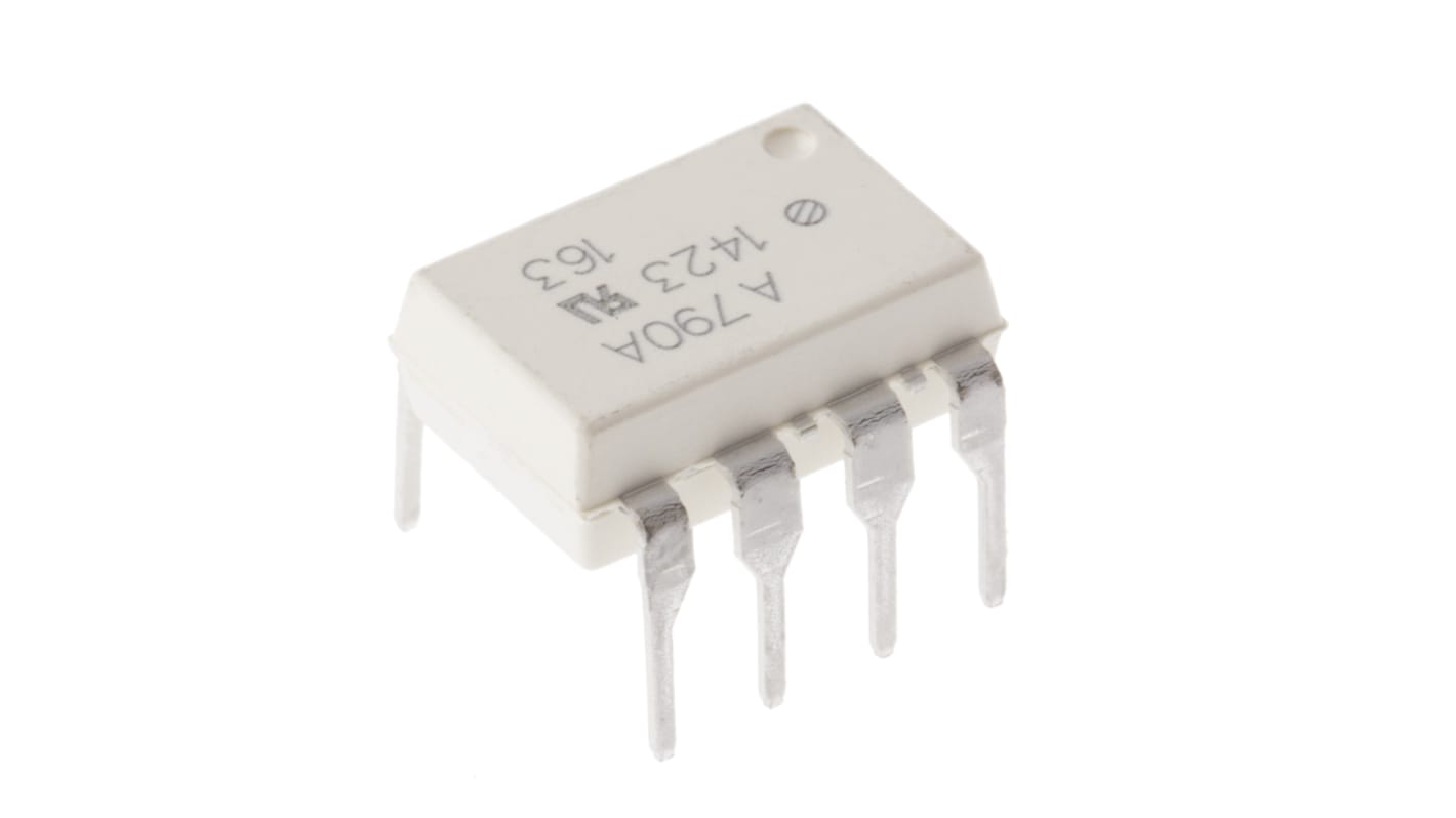 Broadcom ACPL-790A-000E leválasztó erősítő, 3 → 5.5 V, 8-tüskés PDIP