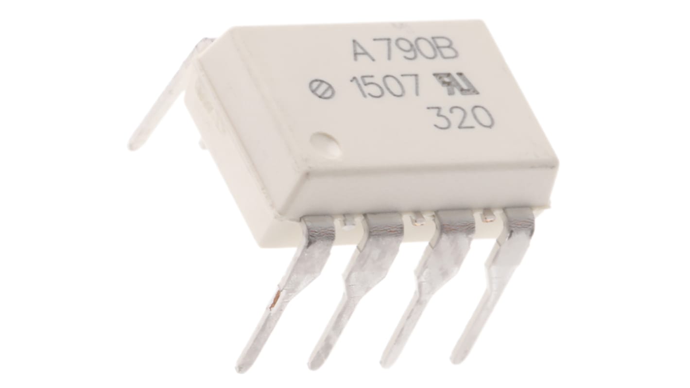 Broadcom ACPL-790B-000E leválasztó erősítő, 3 → 5,5 V, 8-tüskés PDIP