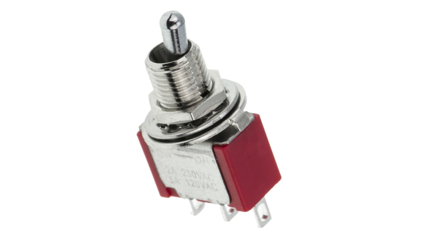 RS PRO Toggle Switch, Panel Mount, On-(On), SPDT, Solder Terminal