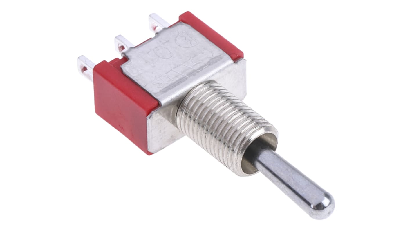 RS PRO Toggle Switch, Panel Mount, On-Off-On, SPDT, Solder Terminal