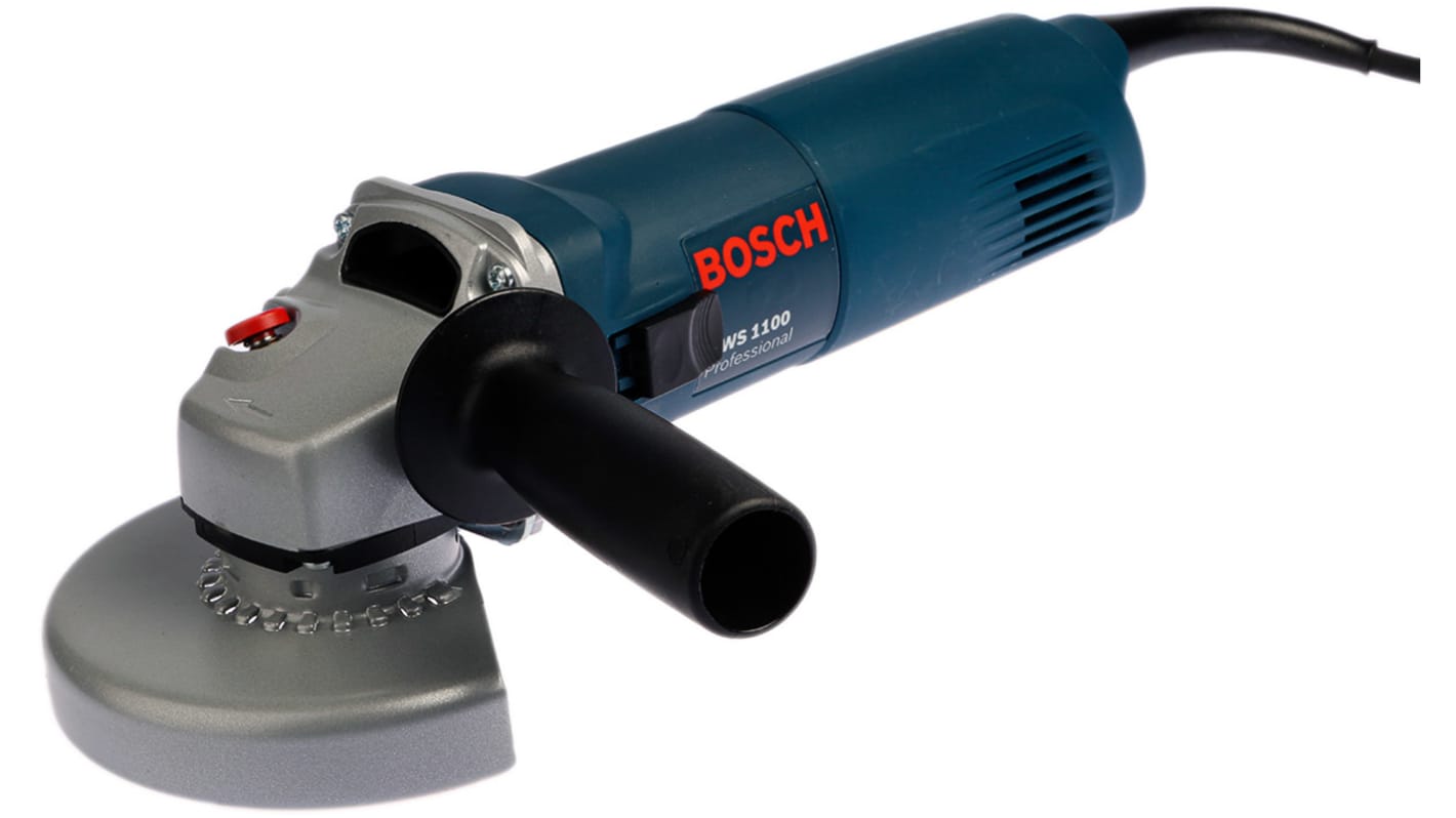 Bosch GWS 1100 + SDS 125mm Corded Angle Grinder, Euro Plug