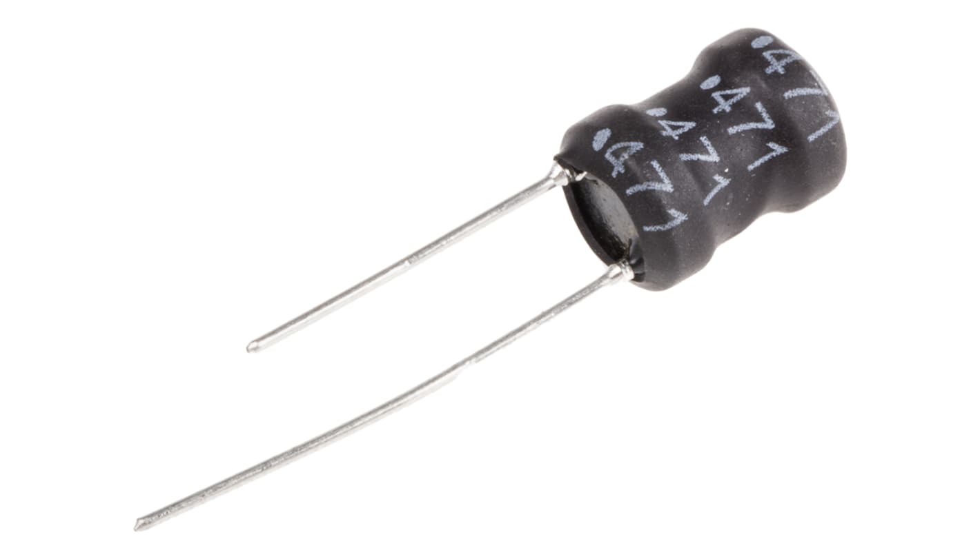 Bourns 470 μH ±10% Ferrite DR Radial Inductor, Max SRF:1.8MHz, Q:20, 500mA Idc, 1.3Ω Rdc, RLB