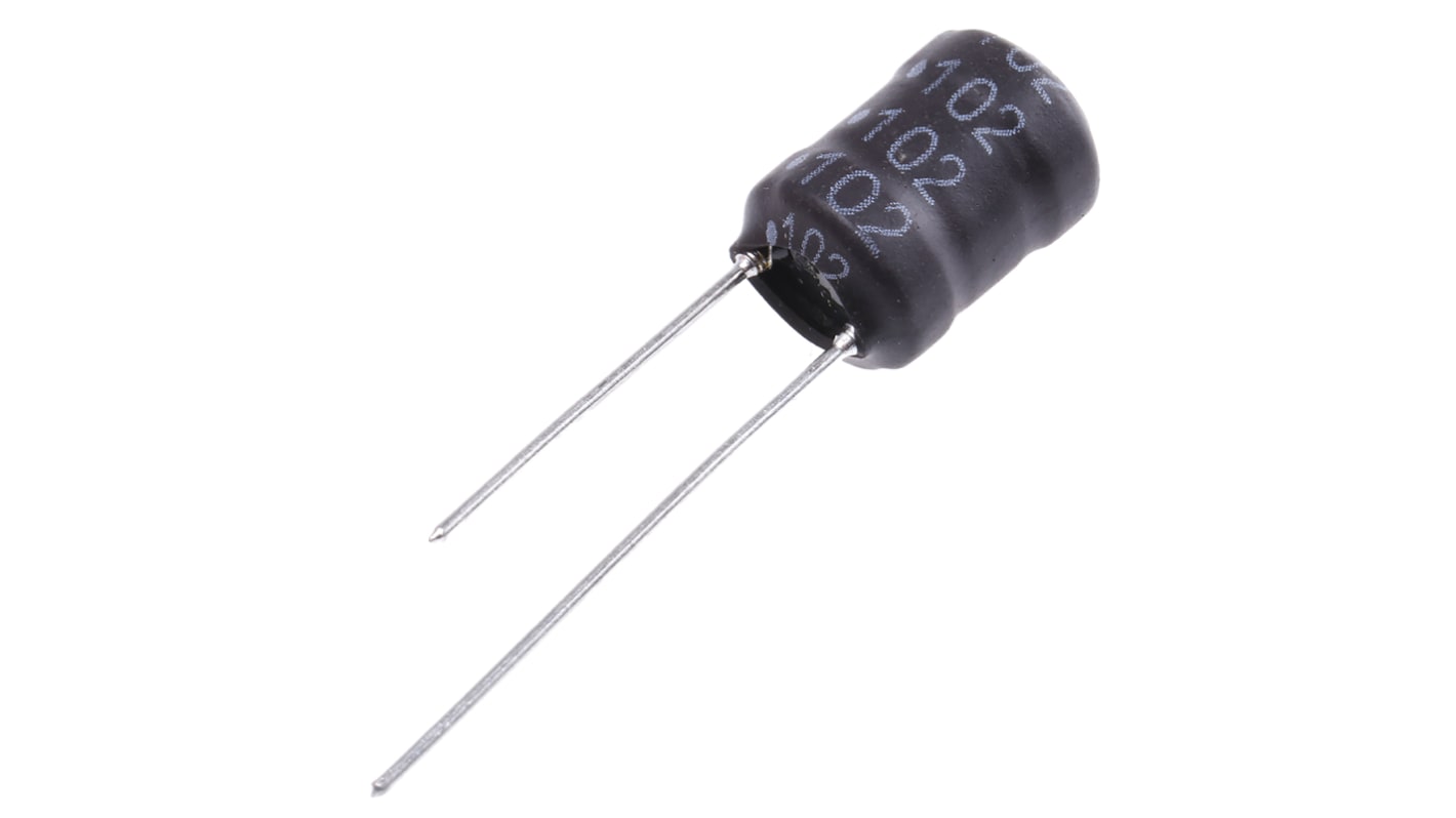 Bourns RLB Drosselspule, Ferrit-Kern, 1 mH, ±10%, 510mA, Radial / R-DC 2.9Ω, max. 1.3MHz, Ø 9mm x 12.2mm