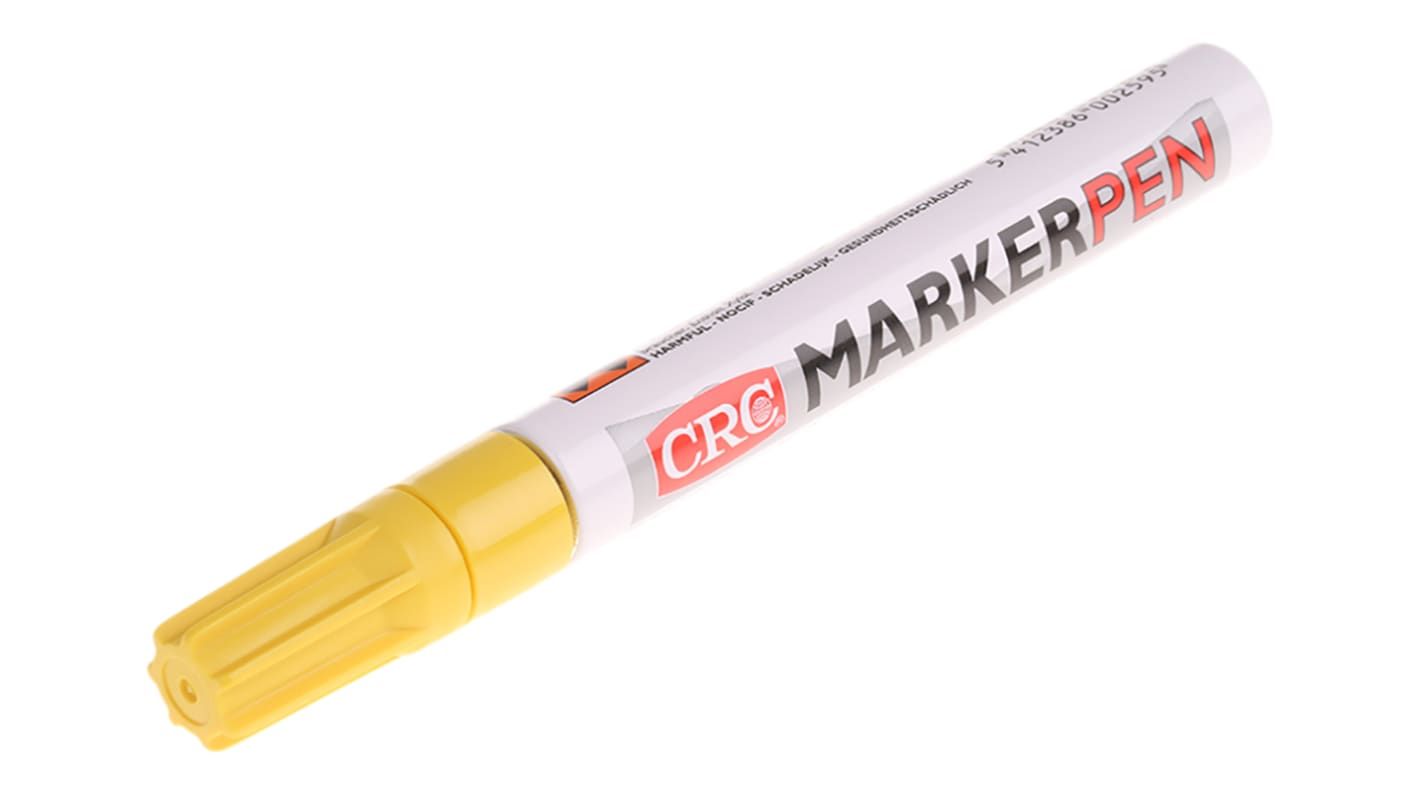 MARKERPEN YELLOW CRC Yellow 4.5mm Medium Tip Paint Marker Pen for use