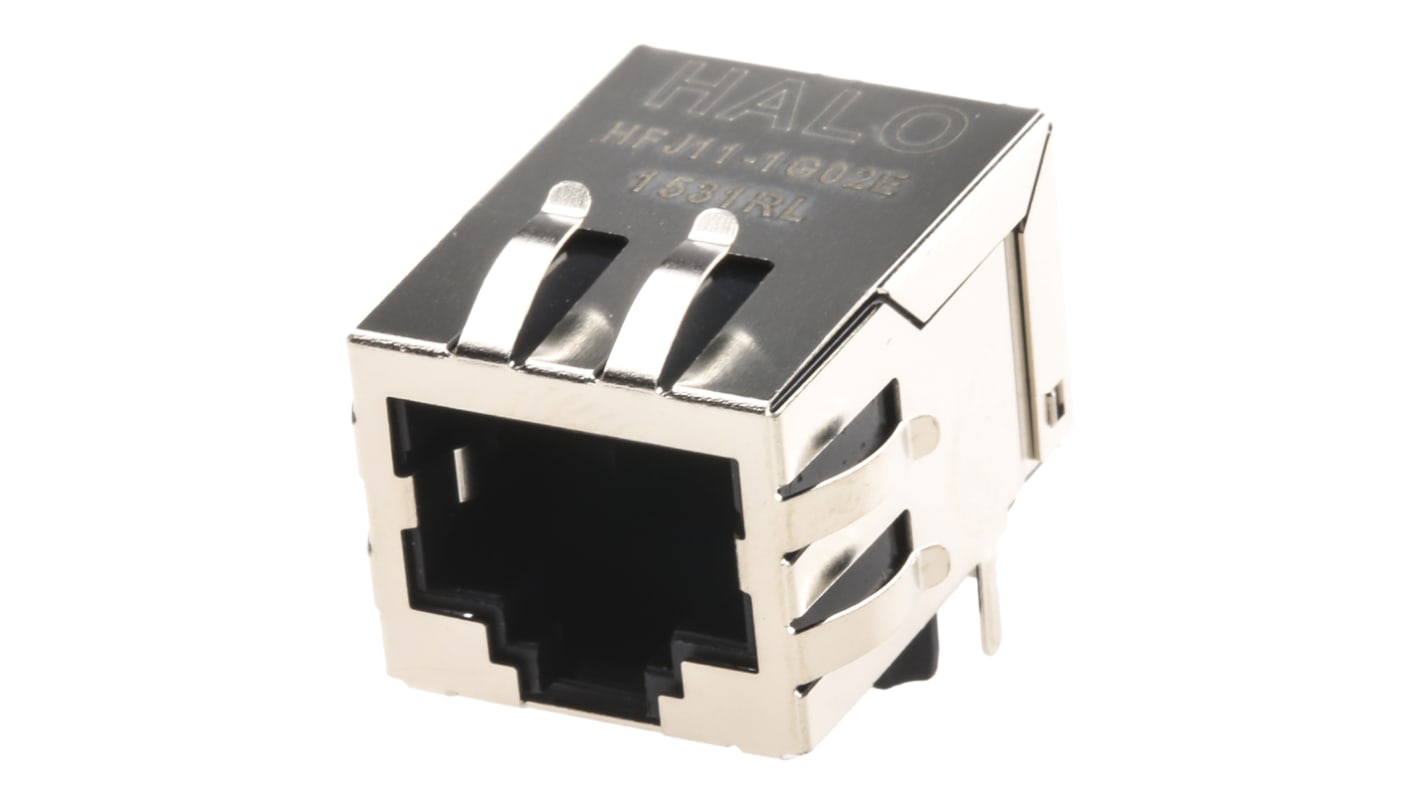 Conector RJ45 Hembra Halo Electronics serie FastJack, apantallamiento UTP