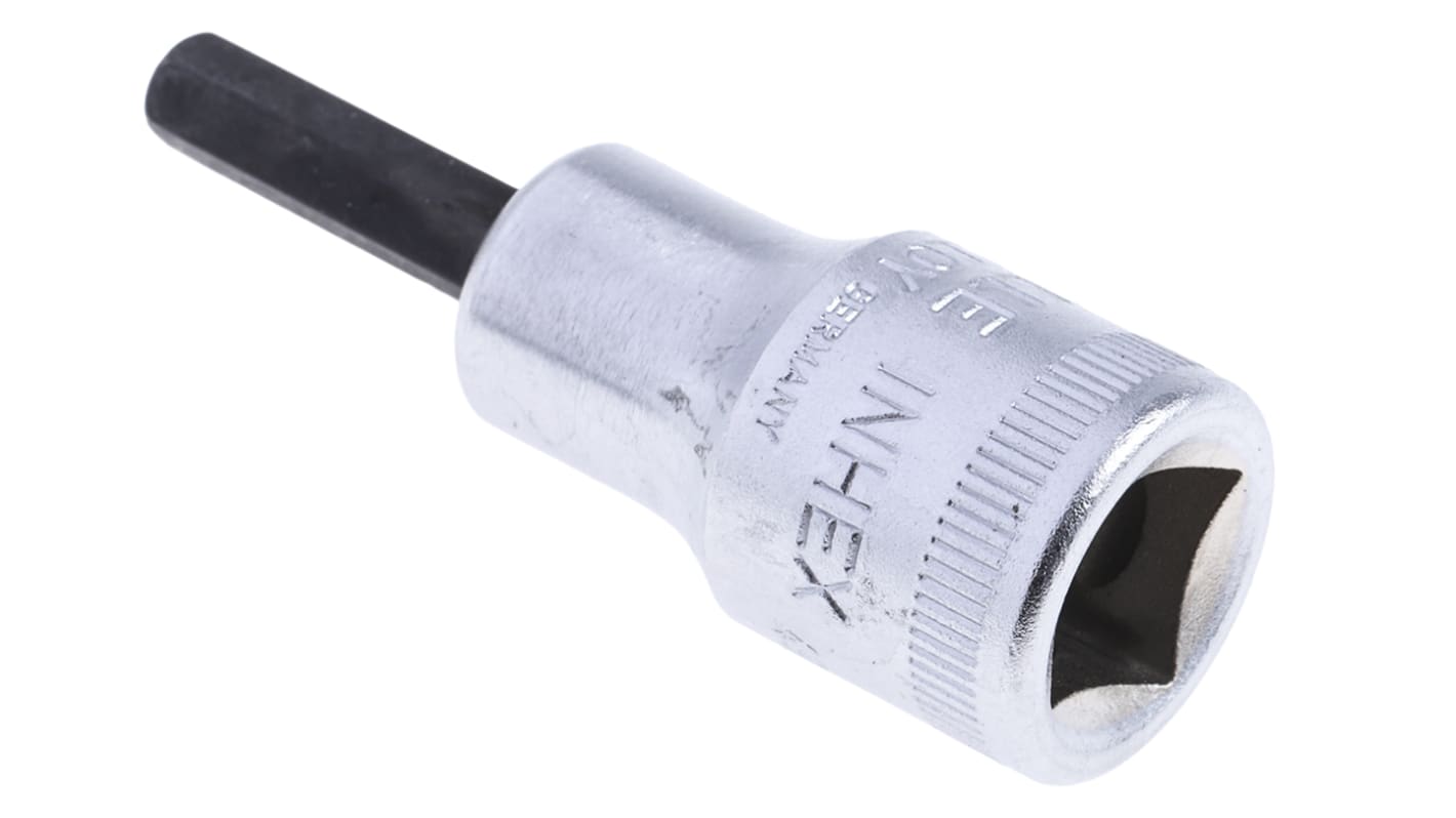 STAHLWILLE 3/8 in Drive Bit Socket, Hex Bit, 5mm, 52 mm Overall Length