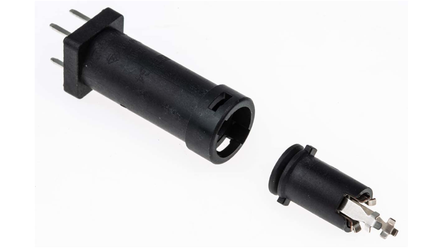3101.0040 Schurter 16A PCB Mount Fuse Holder for 5 x 20mm Fuse, 1P