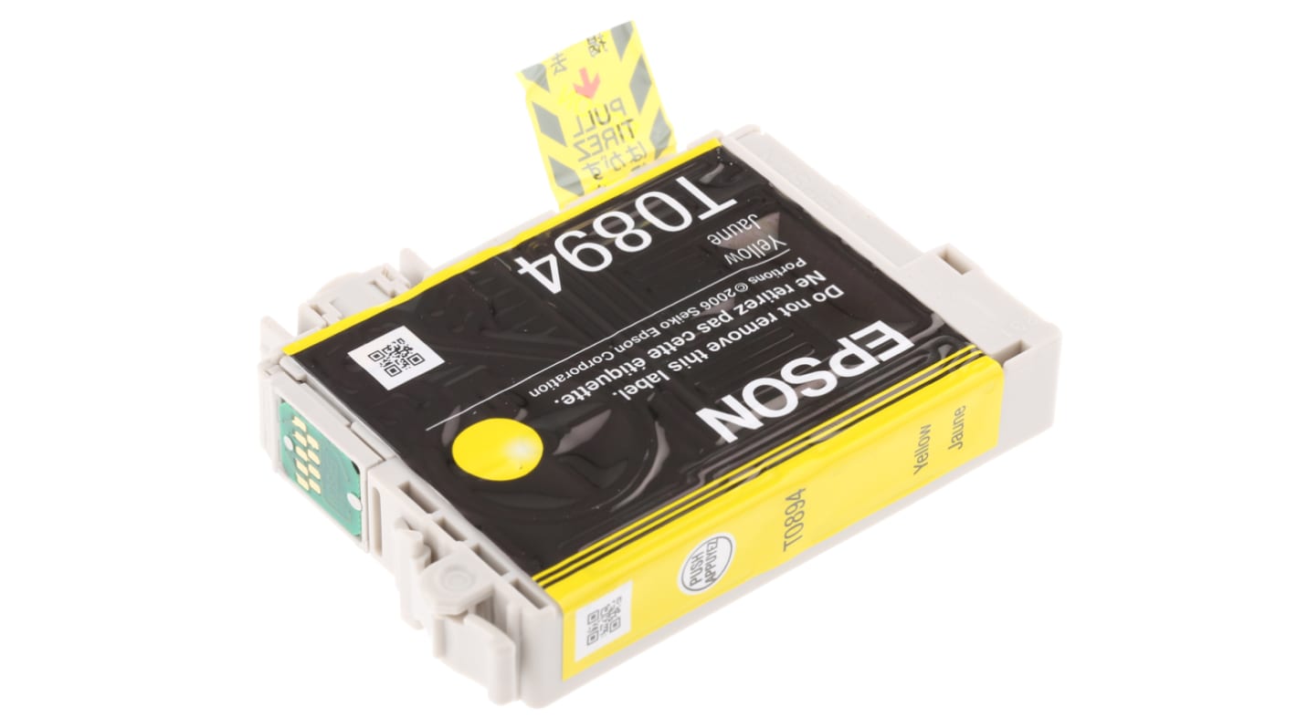 Cartucho de tinta, Epson, Amarillo, para usar con BX300F, S20, S21, SX100, SX105, SX115, SX205, SX215, SX218, SX400,