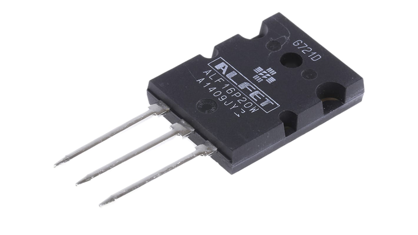 Semelab ALFET ALF16P20W P-Kanal, THT MOSFET 200 V / 16 A 250 W, 3-Pin TO-264