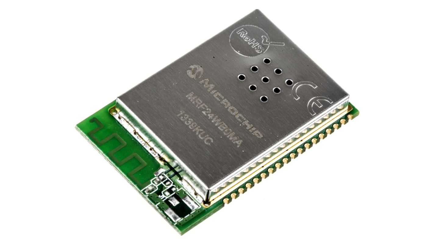 Microchip WLAN-Modul IEEE 802.11 WEP, WPA2-PSK, WPA-PSK SPI 2.7 to 3.6V 31 x 21 x 3.7mm