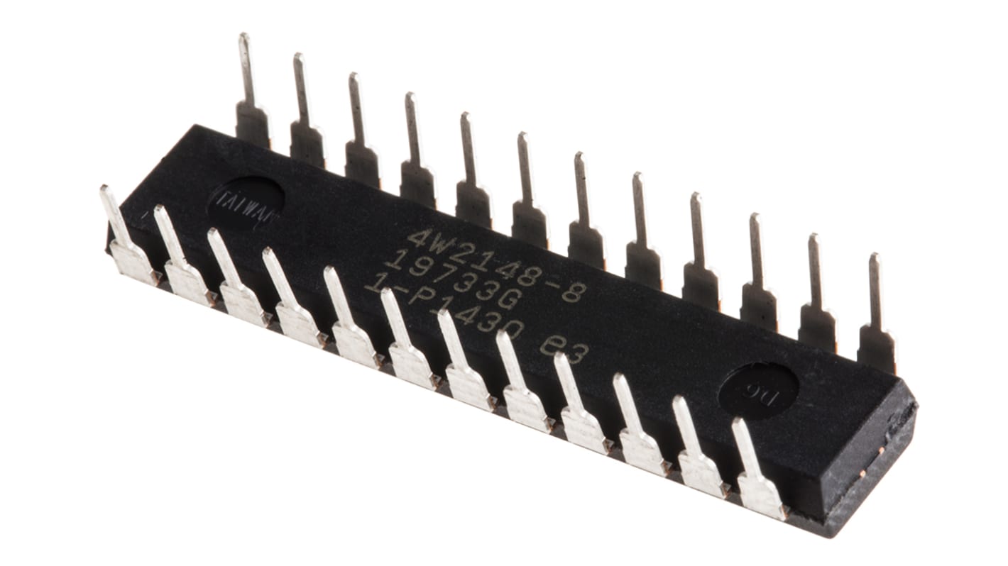 SPLD (Simple Programmable Logic Device) ATF22V10CQZ-20PU EECMOS, 500 gate, 10 Macro Cell, 10 I/O, 45.5MHz max, PDIP 24