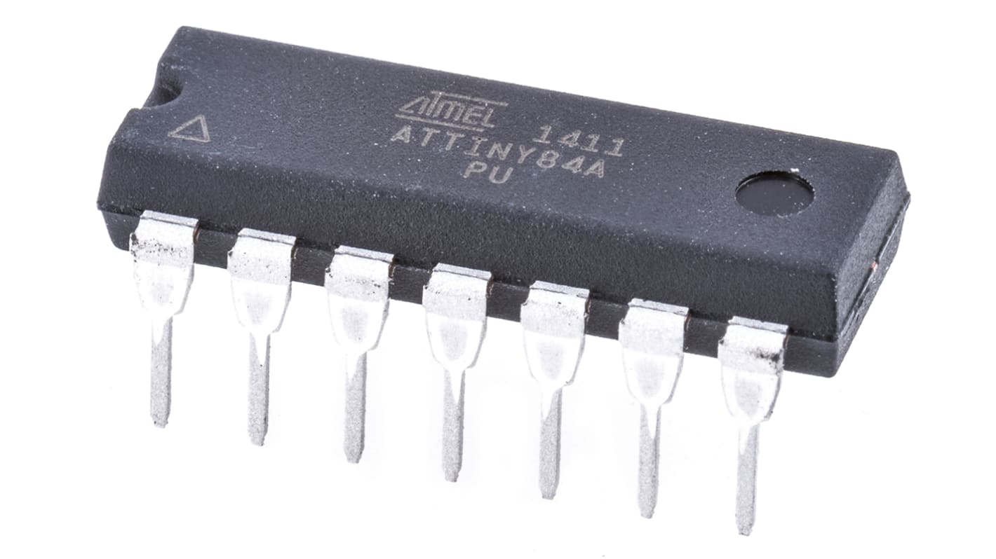 Microchip マイコン ATtiny, 14-Pin PDIP