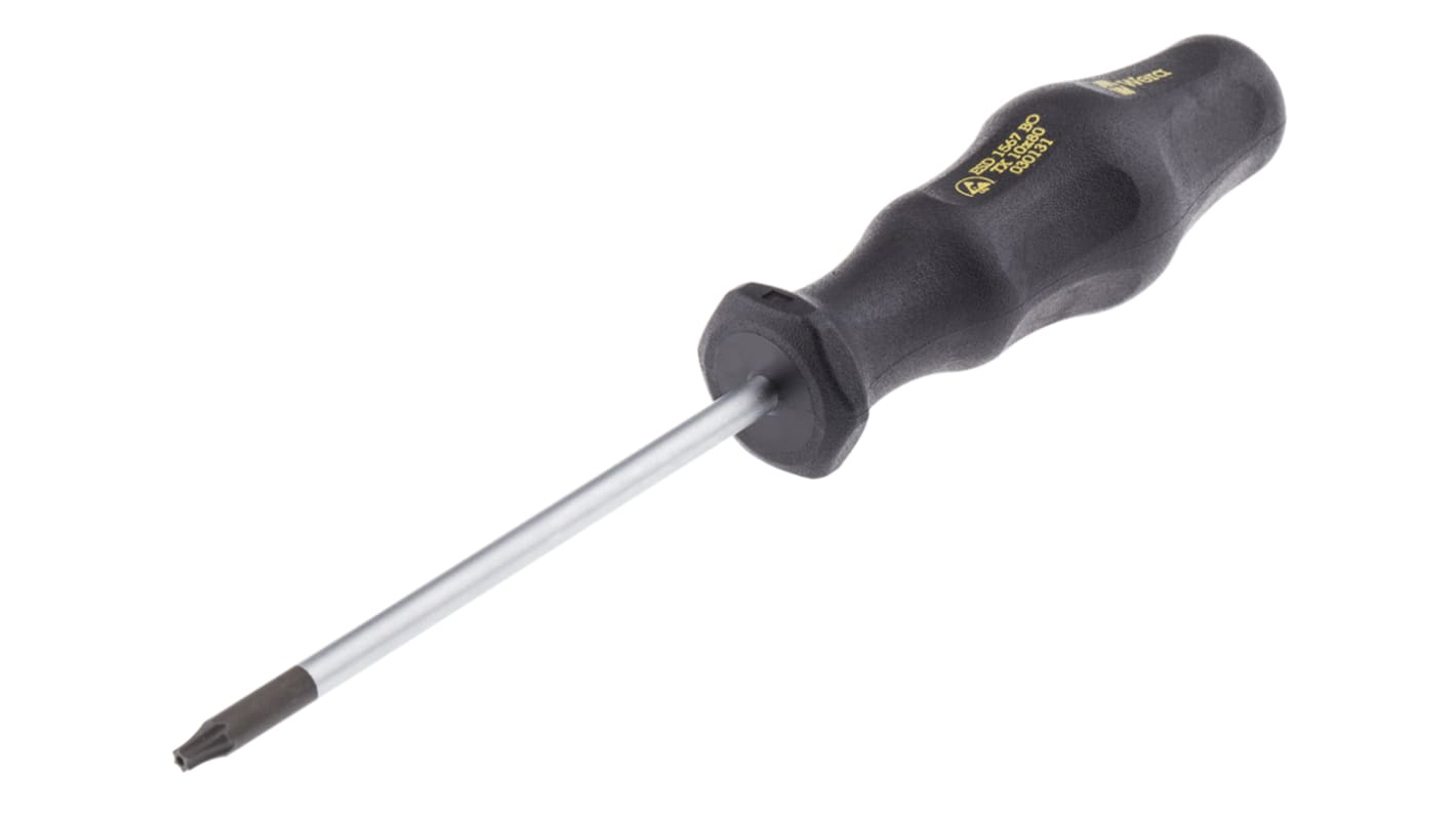 Tournevis Wera, pointe Torx de sécurité T10, ESD