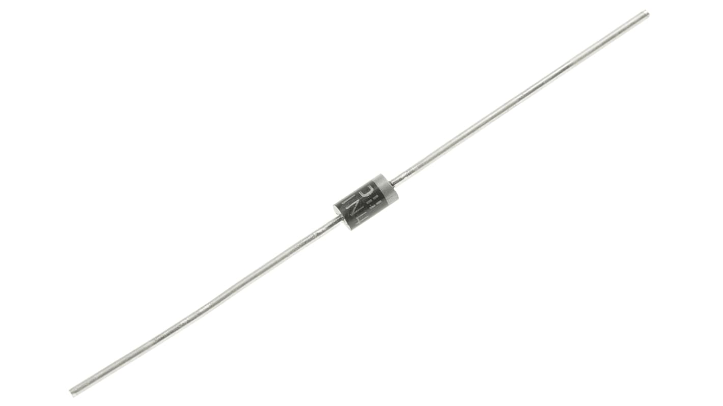 DiodesZetex 1N4007 THT Diode, 1000V / 1A, 2-Pin DO-41