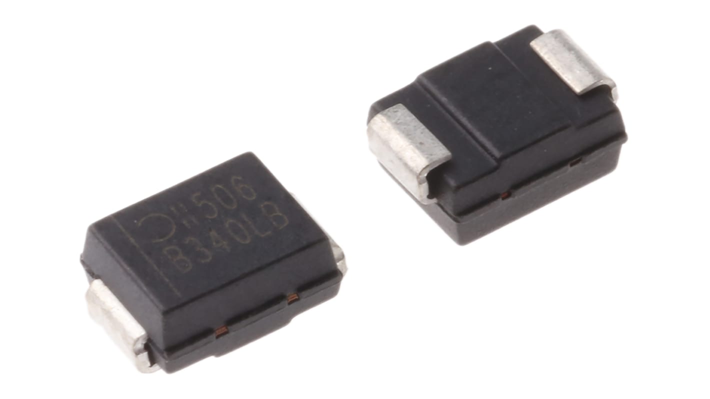 Diodo Diodes Inc, Montaggio superficiale, 3A, 40V, DO-214AA (SMB), Raddrizzatore Schottky