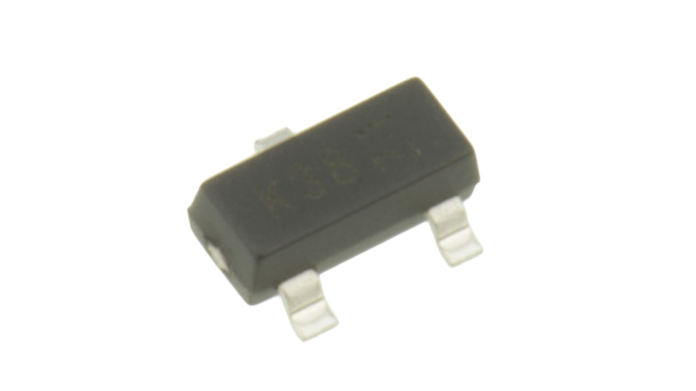 DiodesZetex Nチャンネル MOSFET50 V 200 mA 表面実装 パッケージSOT-23 3 ピン