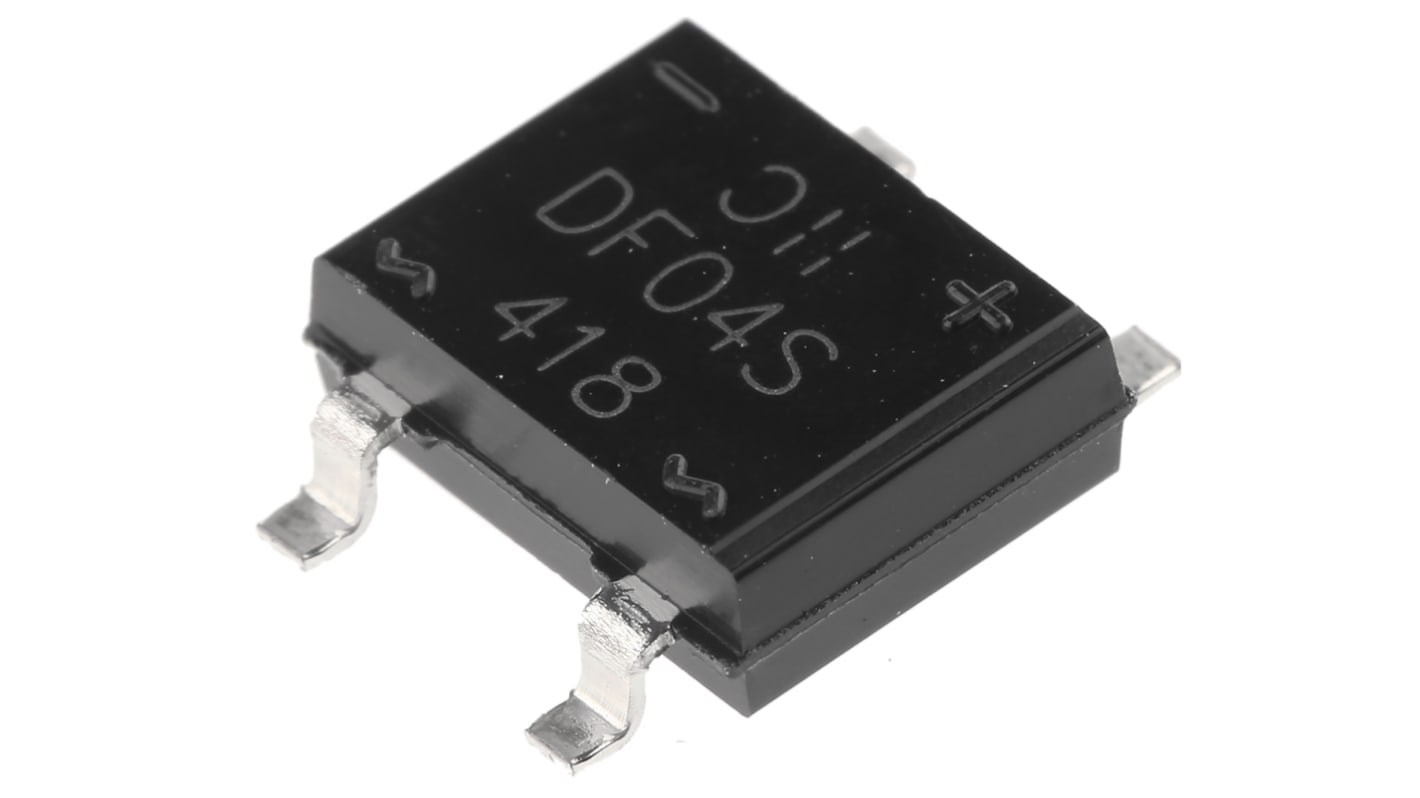 DiodesZetex Brückengleichrichter, 1-phasig 1A 400V SMD 1.1V DFS 4-Pin 500μA