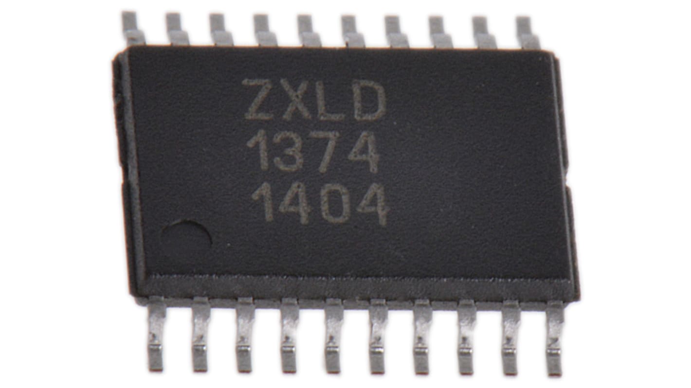 IC Controlador de LED DiodesZetex, IN: 2,7 → 5,5 V dc, OUT máx.: / 500mW, TSSOP de 20 pines