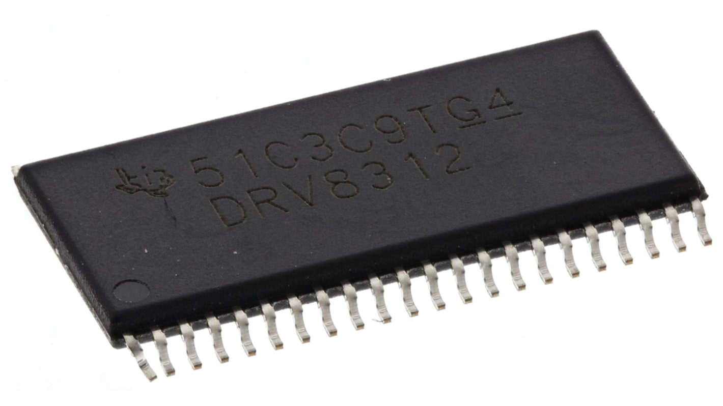 Texas Instruments Motor Driver IC DRV8312DDW, 3.5A, 500kHz, 3.2W, HTSSOP, 44-Pin, BLDC, 3-phasig