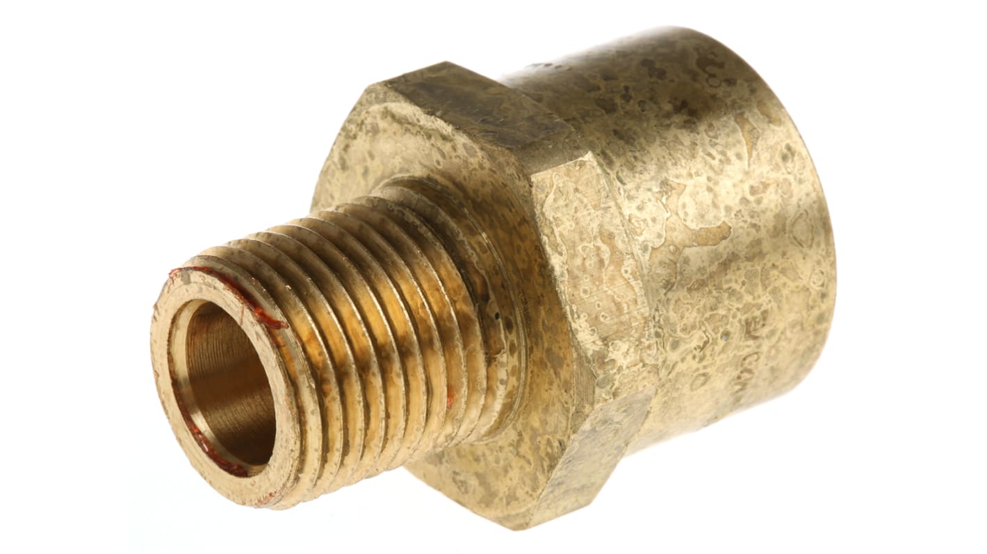 Kopex Enlarger, Conduit Fitting, 16mm Nominal Size, M16 → M20, Brass, Metallic