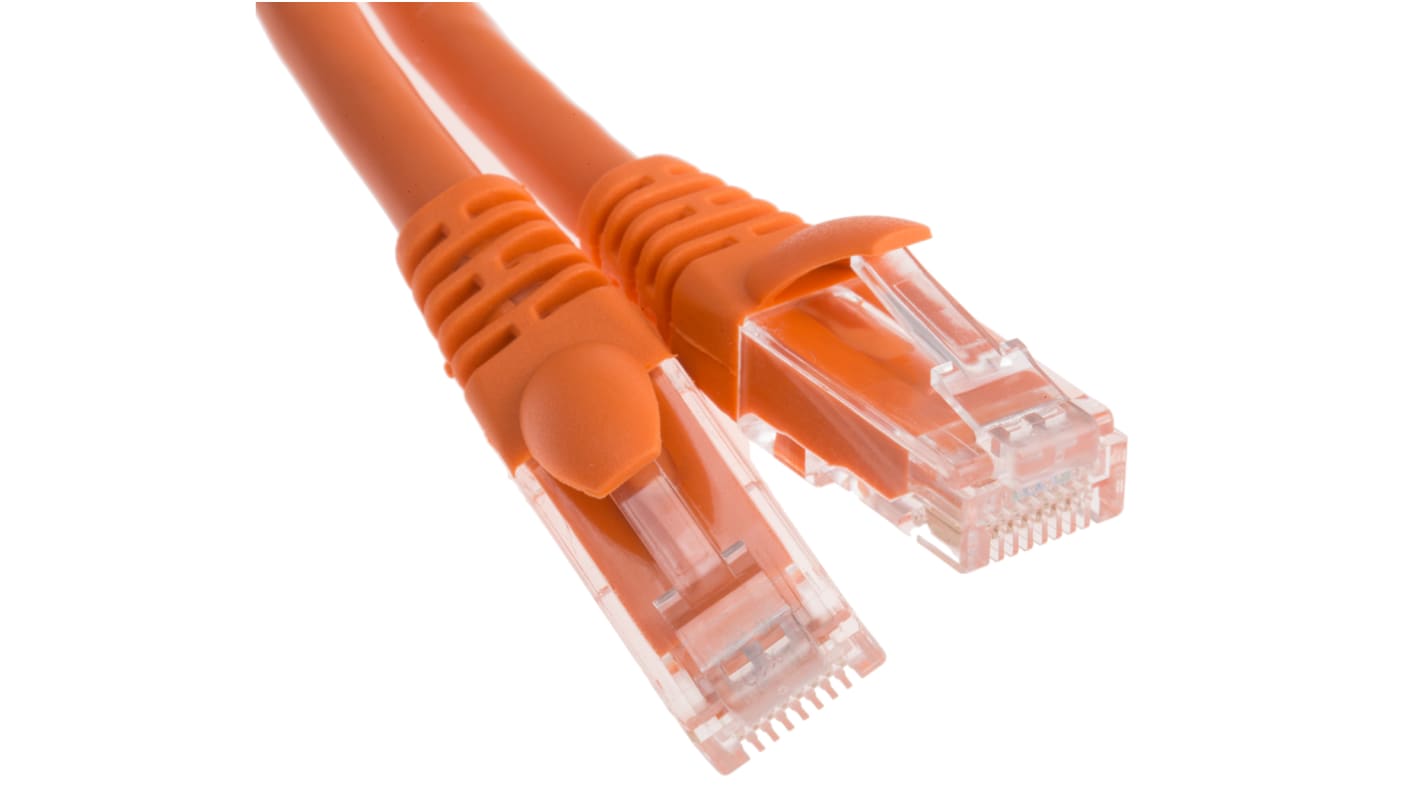 Câble cat 6 UTP RS PRO, Orange, 5m LSZH Avec connecteur