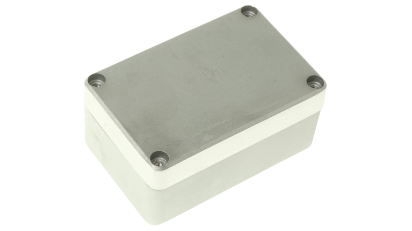 Caja Fibox de Aluminio Sin Pintar, 100 x 66 x 46mm, IP68