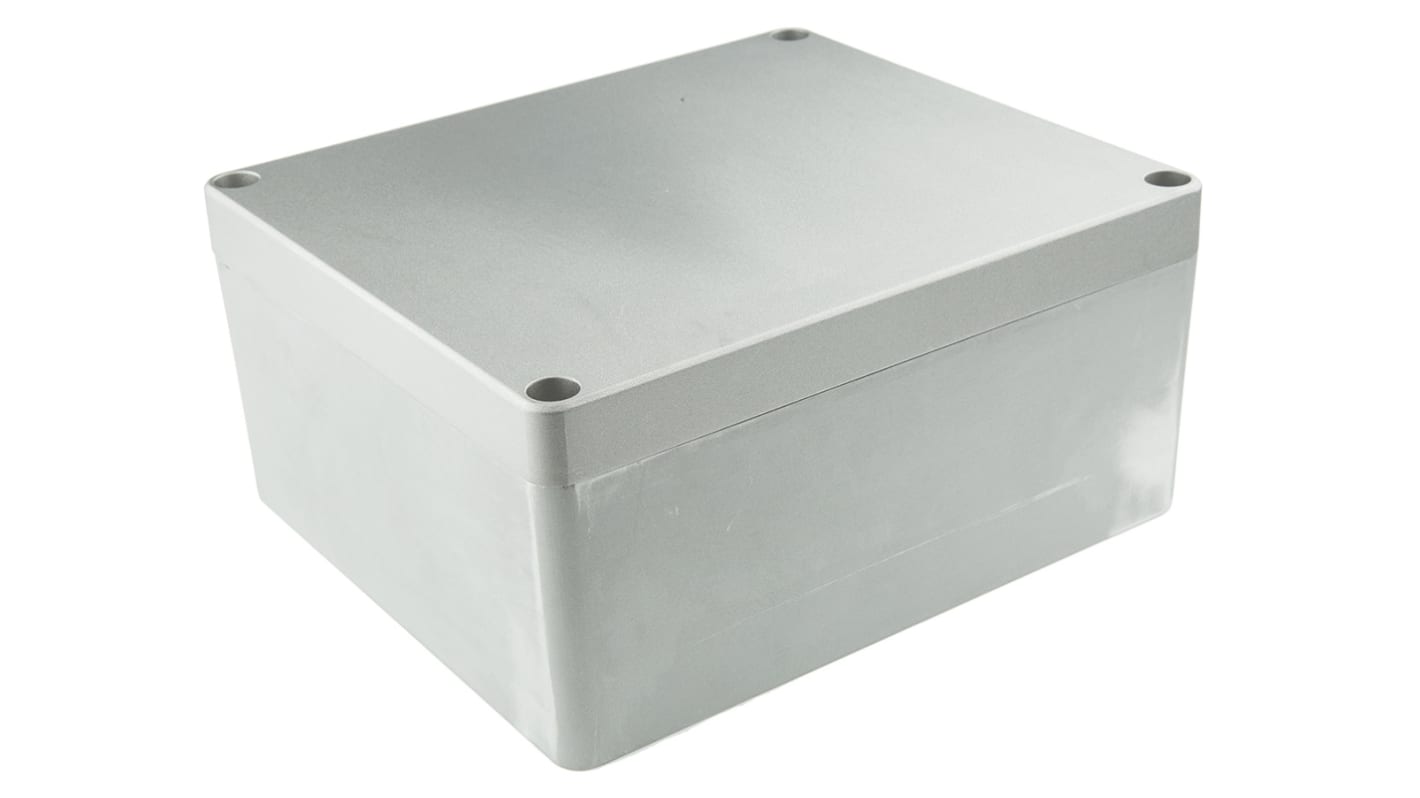 Fibox Euronord Series Unpainted Aluminium Enclosure, IP66, IP67, IP68, Unpainted Lid, 230 x 200 x 110mm