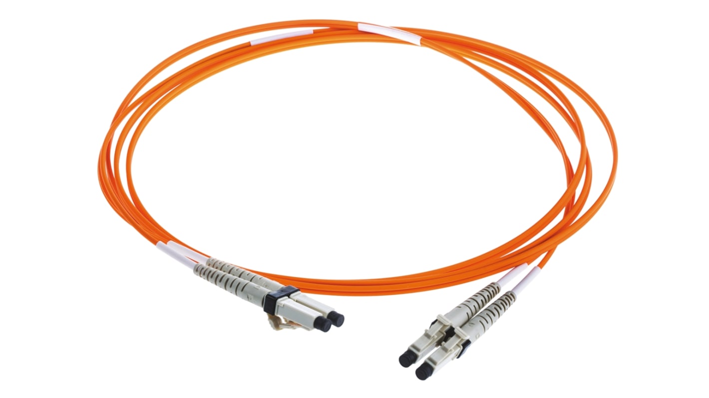 Fibra ottica preassemblata a Modo multiplo TE Connectivity Arancione di Ø 50/125μm