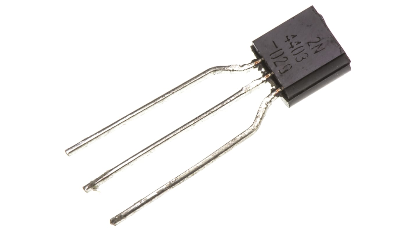 2N4403TA, Transistor, PNP -600 mA -40 V, 3 ben, TO-92 Enkelt